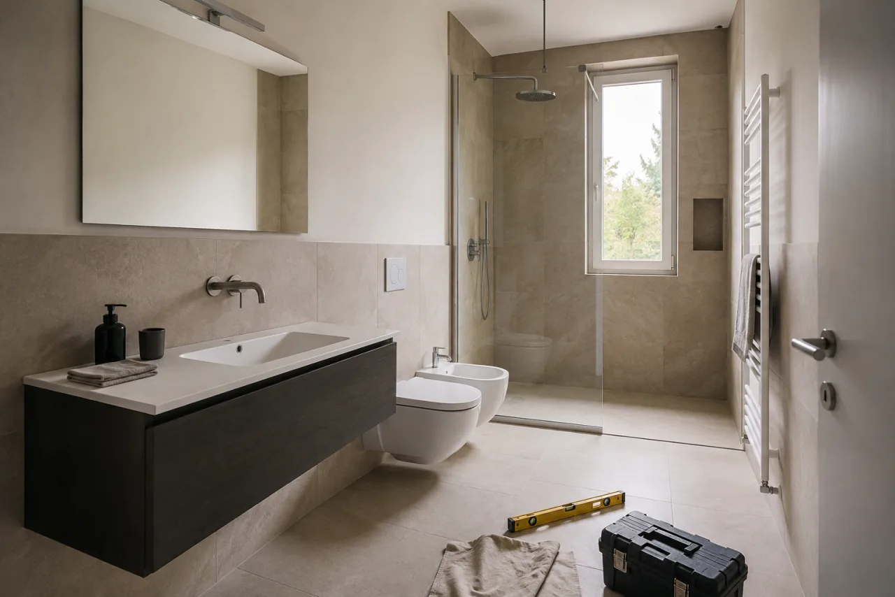 Bagno ristrutturato, immagine illustrativa per la pagina dedicata a Cologno Monzese