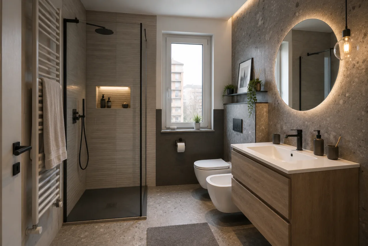 Bagno ristrutturato, immagine illustrativa per la pagina dedicata a San Donato Milanese